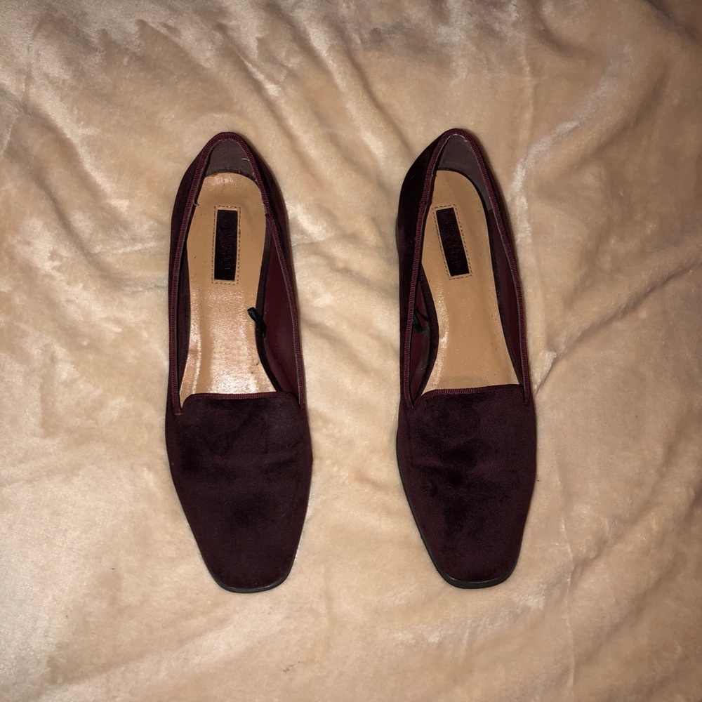 Maroon forever 21 flats